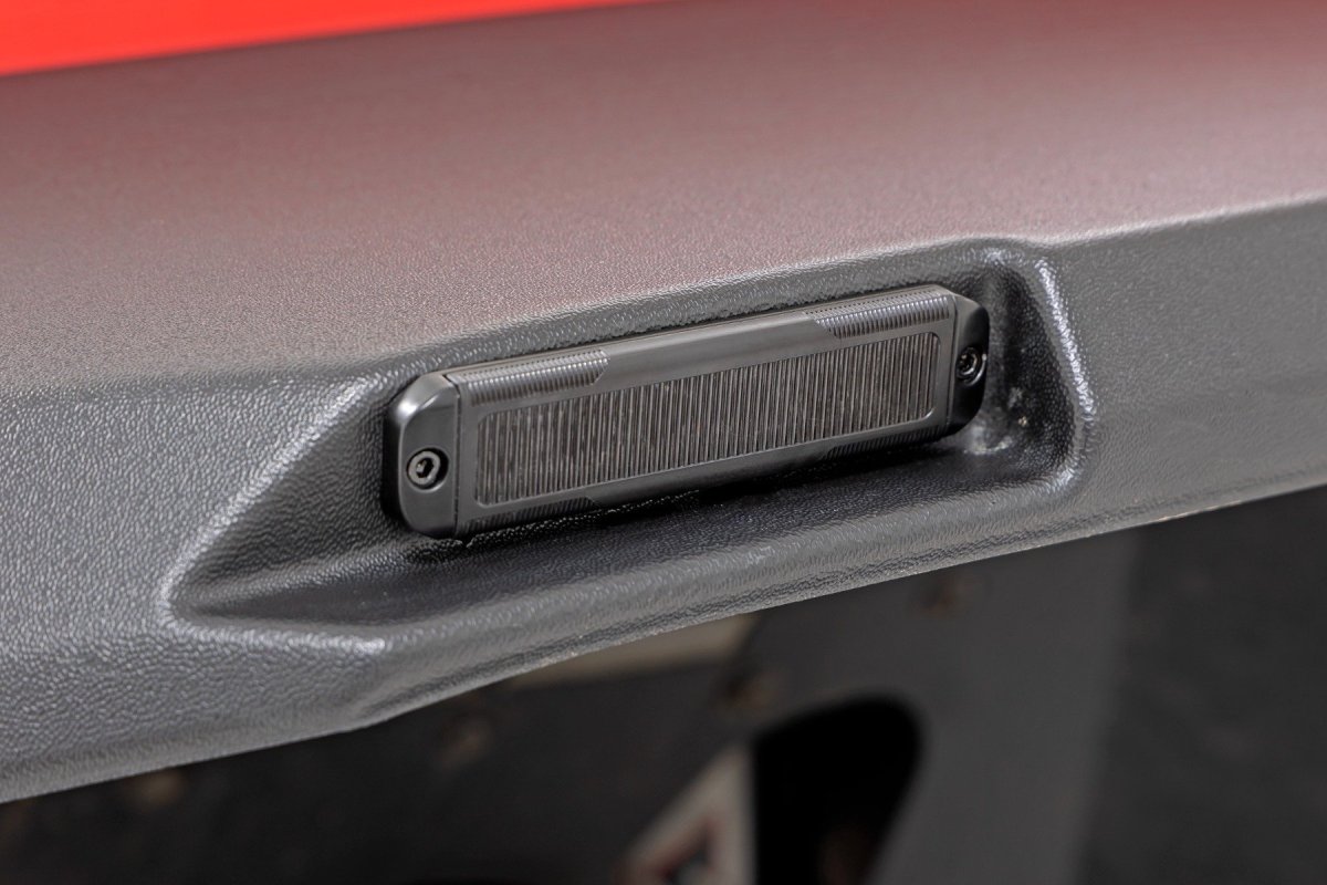 Jeep Wrangler Fender Flares - Front + Rear - Rough Country - High Clearance LED Flat - Black - '07-'18
